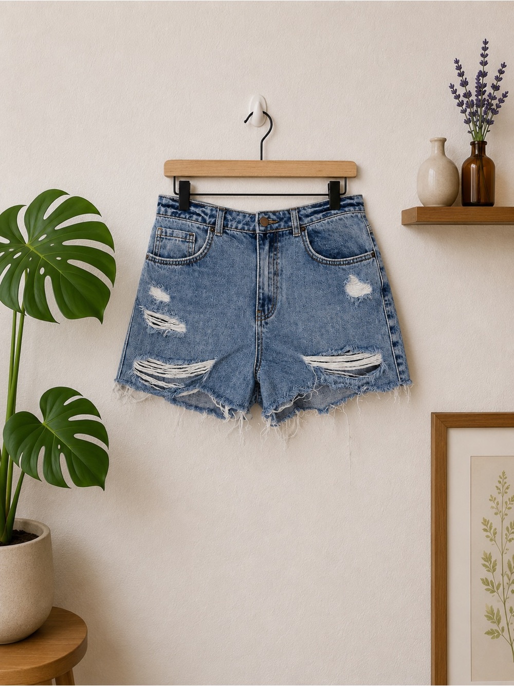 O’Neil distressed shorts